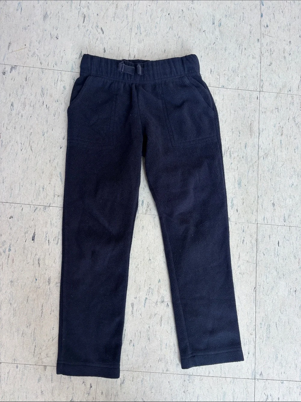 OshKosh B'gosh Navy Fleece Joggers with Drawstring